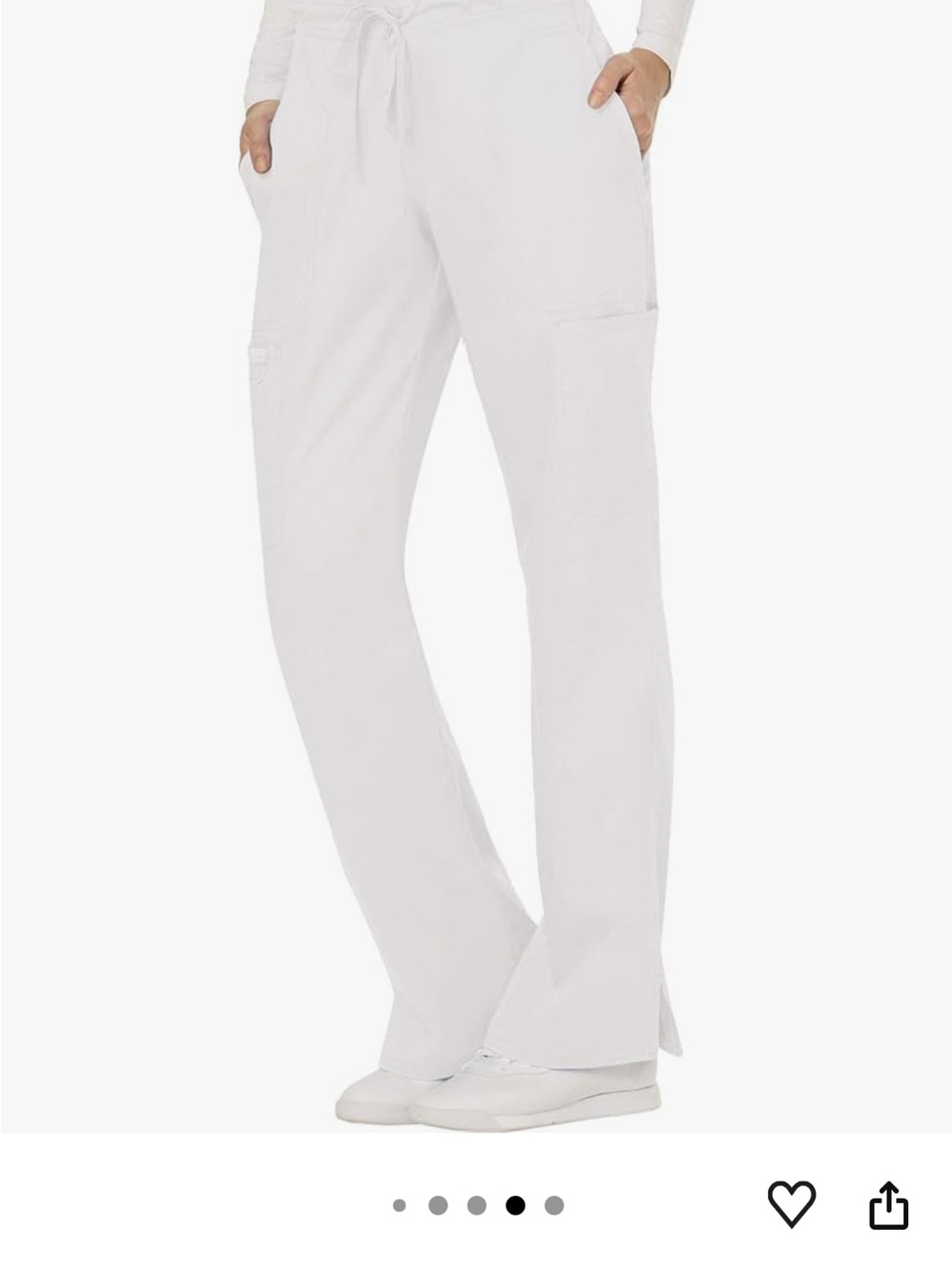 Women’s Cherokee NWOT White Scrub Pants!